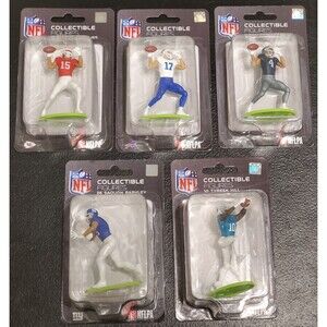 NFL Excite Series 1 Set Collectible Figures Mahomes, Allen, Dak, Saquon, Tyreek
